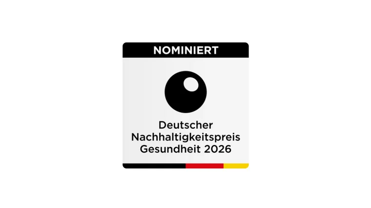 Deutscher Nachhaltigkeitspreis Gesundheit 2026 Siegel Nominiert