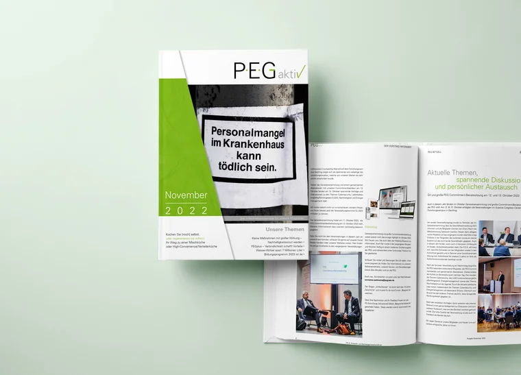 PEG - Mockup der Ausgabe November 2022